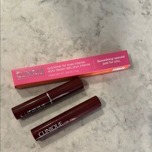 NEVER USED Clinique Samples: 2 almost lipstick + intense eye quickliner eyes